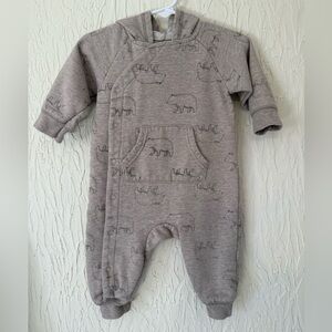 Chick Pea Gray Baby Onesie